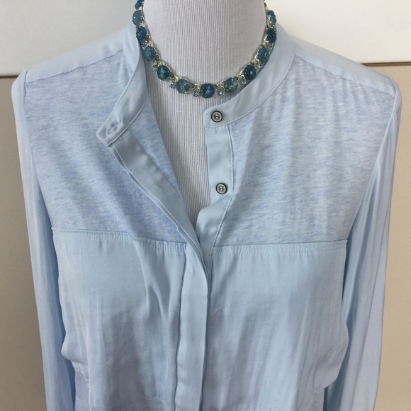 Lou & Grey Tops - New Lou & Grey Mix Media Shirt Top Sz S